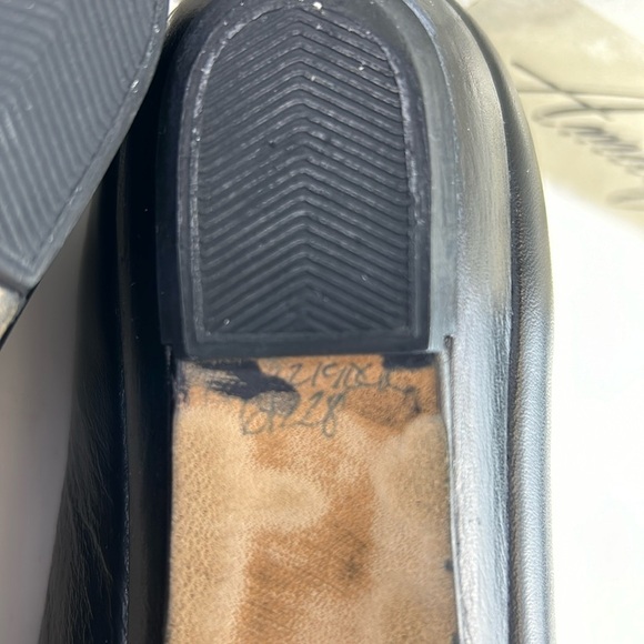 Amalfi Hector I Italian Black Leather Low Heels In Box Size 7 1/2B - Picture 7 of 10